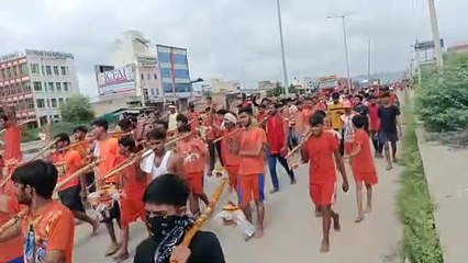 बस्सी पहुंची कावड़ यात्रा, आज सुबह करेगी जलाभिषेक