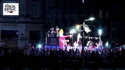 Le corso lumineux des Fêtes de Bayonne