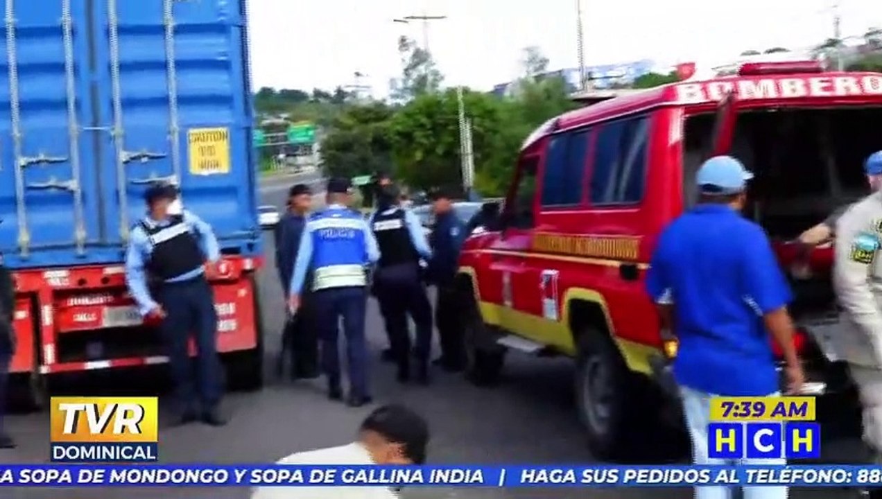 Indigente es atropellado por conductor de rastra en el bulevar Fuerzas Armadas