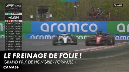 Quel dépasseement de Leclerc sur Russell pour prendre la 1ère place ! - Grand Prix de Hongrie - F1