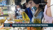 Mendag Kunjungi Pasar Wonokromo Surabaya, Pastikan Harga Minyak Goreng dan Daging Stabil