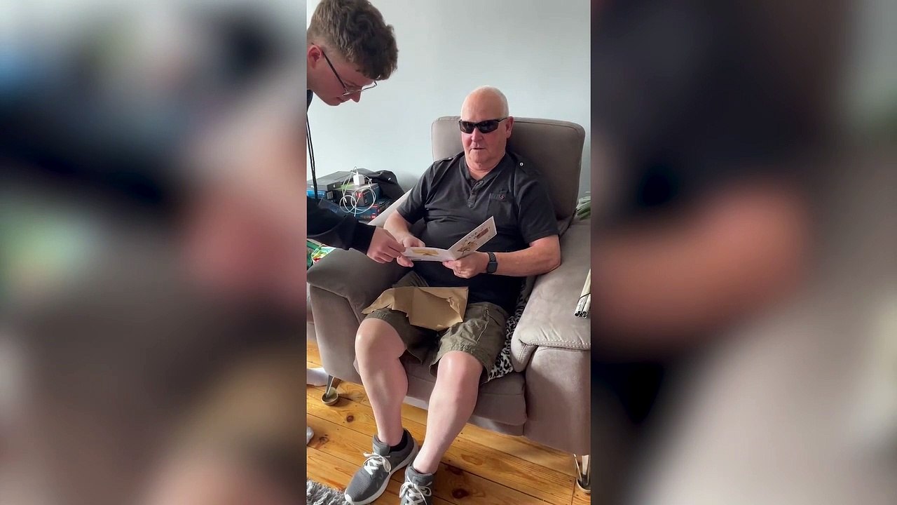 Heartwarming moment Newcastle Untied fan receives tickets for his 80th birthday