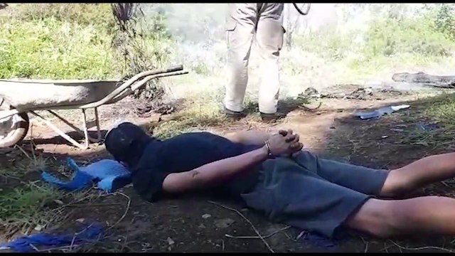 Homem é detido pela Guarda Civil Patrimonial queimando fios de cobre no Bairro Santa Cruz