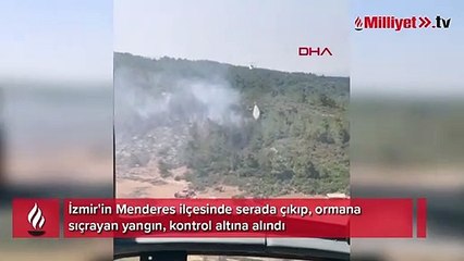 İzmir'de yangın kontrol altına alındı