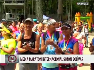 Alcaldesa de Caracas participa en la entrega de premios de la XIX Media Maratón Simón Bolívar 21K