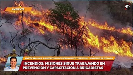 Download Video: Incendios: Misiones sigue trabajando en prevención y capacitación a brigadistas