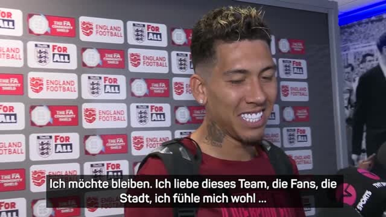 Firmino entgegnet Gerüchten: 'Ich möchte bleiben'