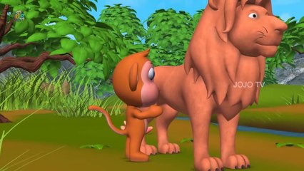 Clay Lion and Monkey | Hindi Moral Stories for Kids | JOJO TV Kids Popular