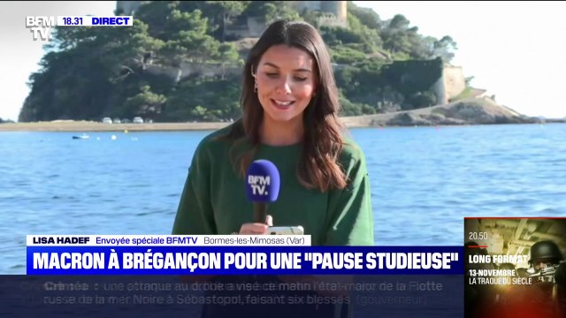 Emmanuel Macron en vacances au fort de Brégançon pour une pause studieuse d'environ trois semaines