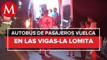Se reportan 27 lesionados tras accidente carretero en Guerrero