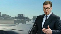 Sırp lider Vucic'in sözleri sonrası Kosova sınırı karıştı! Barikatlar çekildi, zırhlı araçlar yola çıktı