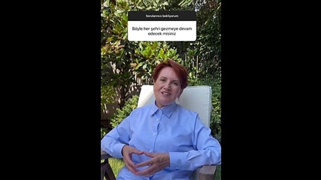 Meral Akşener takipçilerine cevap verdi! AKP ile ittifak yapar mısınız?