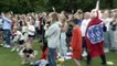 Fans in Sheffield react to England Euros win