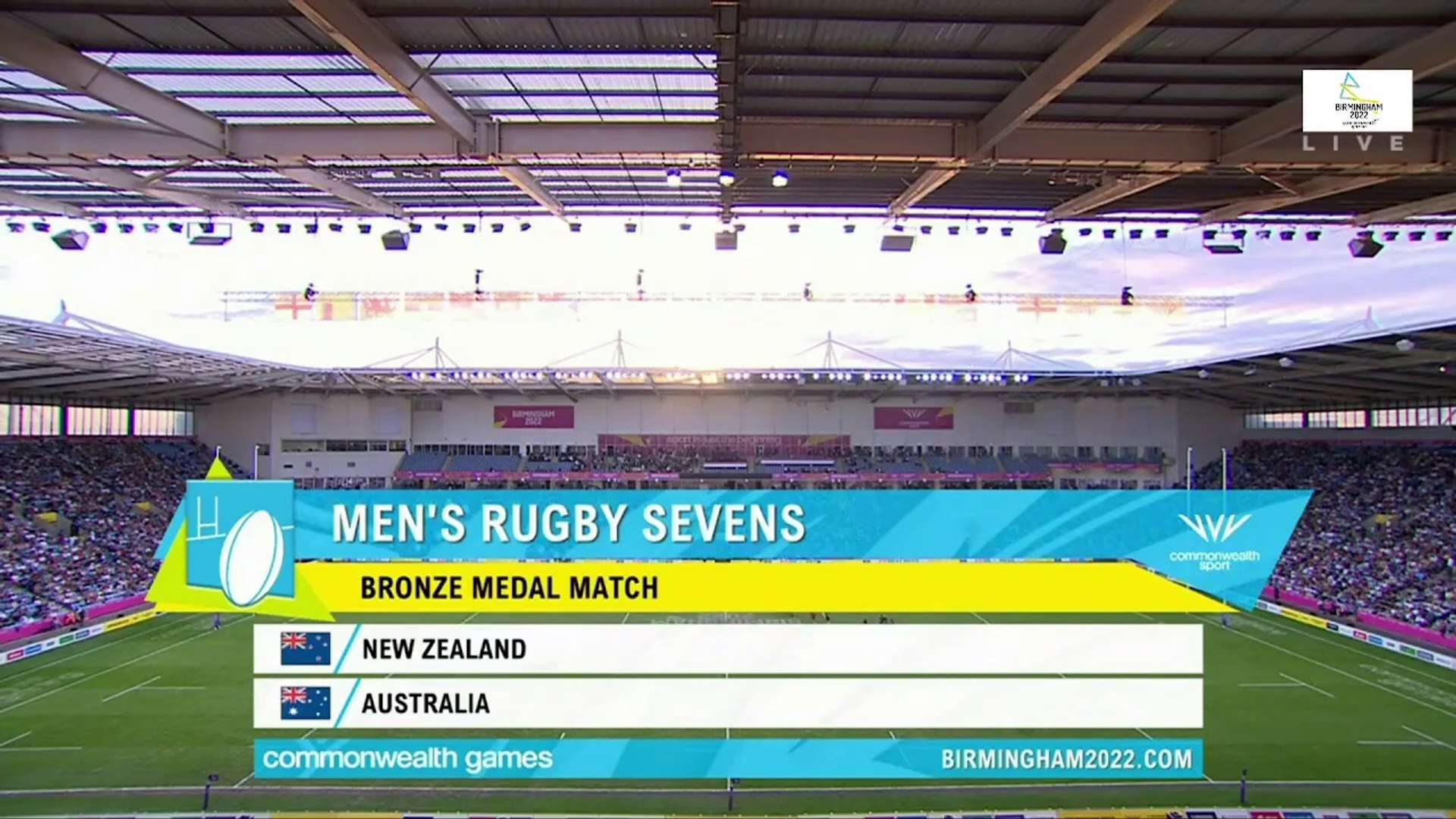 Commonwealth Games men Rugby 7s Bronze Medal Match 2022 New Zealand vs Australia 