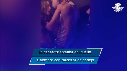 Captan a Danna Paola en fiesta con un hombre que no es su novio