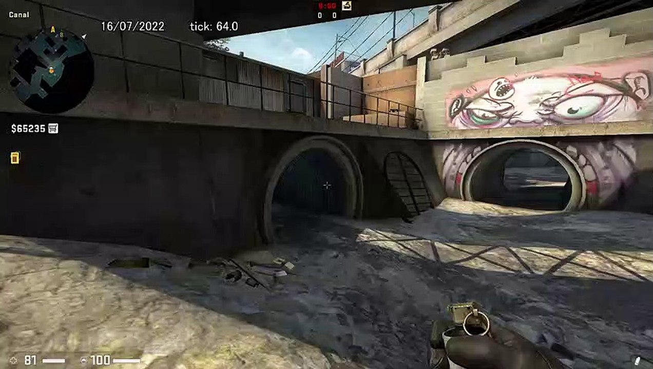 How to Smoke Bridge on Overpass, option 2 - CSGO