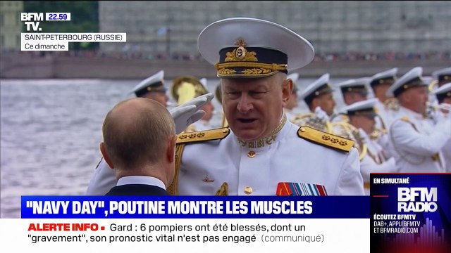 Russie: pour le Navy Day , Vladimir Poutine montre les muscles