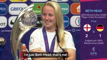 'I am just Beth Mead' - Euro glory not quite sunk in yet for Lionesses