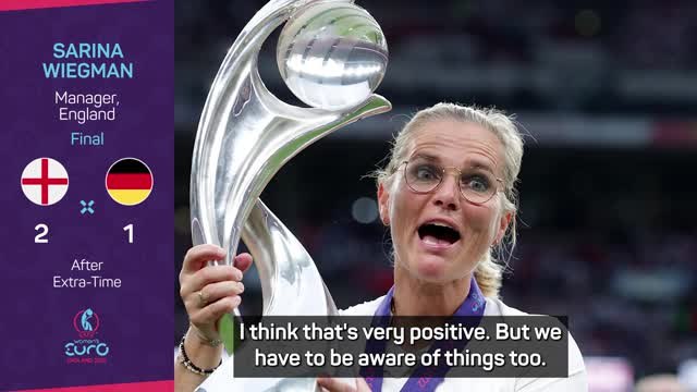 We hope we've changed society - England coach Wiegman on Euros win
