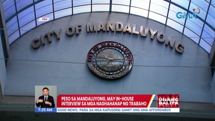 PESO sa Mandaluyong, may in-house interview sa mga naghahanap ng trabaho | UB