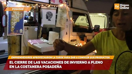 El cierre de las vacaciones de invierno a pleno en la Costanera posadeña