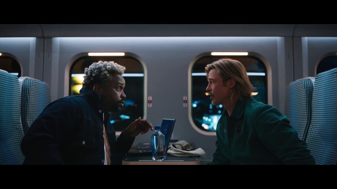 Bullet Train Movie Clip Quiet Car Fight video Dailymotion