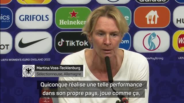 Finale - Voss-Tecklenburg félicite une Angleterre qui mérite son titre