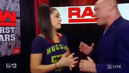 Kurt Angle Threatens to Draft Bayley or Sasha Banks to SmackDown If They Can't Get Along