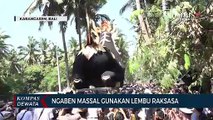 Ngaben Massal Gunakan Lembu Raksasa