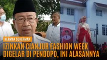 Herman Suherman Izinkan Cianjur Fashion Week Digelar di Pendopo, Ini Alasannya