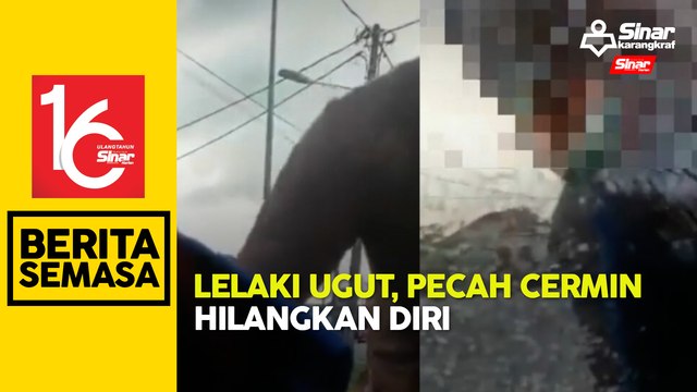 Polis buru suspek pecah cermin kereta, ugut wanita