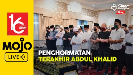 Penghormatan terakhir Jenazah Allahyarham Tan Sri Abdul Khalid