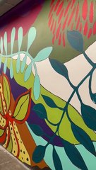 SueEllen Yates' mural in Eden August 2022 Eden Magnet