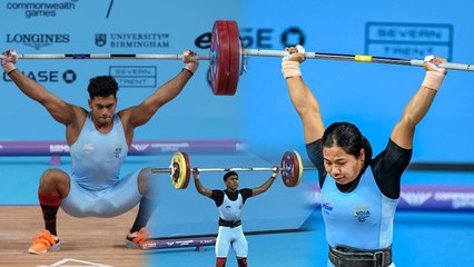 కామన్‌వెల్త్‌ గేమ్స్ చరిత్రలోనే సరికొత్త రికార్డు నెలకొల్పిన వెయిట్ లిఫ్టర్ అచింత షెవులి *Sports
