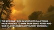 Etats-Unis: Un incendie, le plus vaste de l'année en Californie, progressait hier attisé par des vents forts, détruisant des maisons et forçant des milliers de personnes à évacuer leurs domiciles - VIDEO