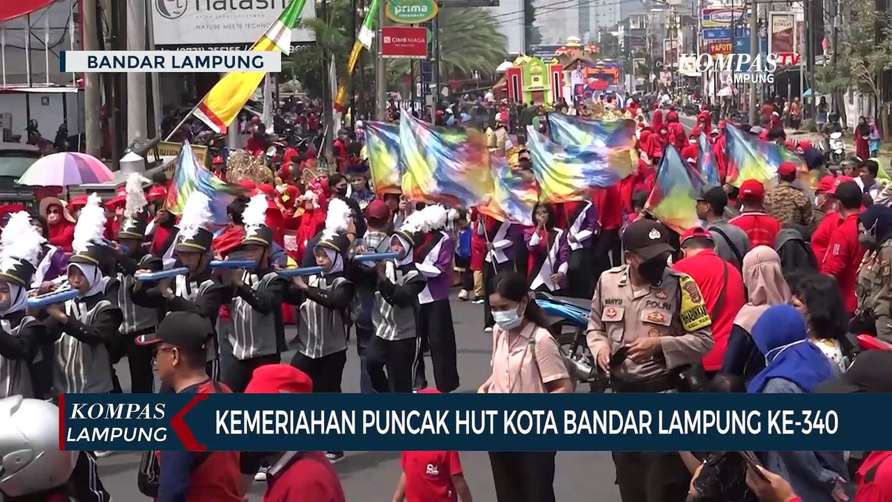 Meriah! Puncak HUT ke-340 Kota Bandar Lampung