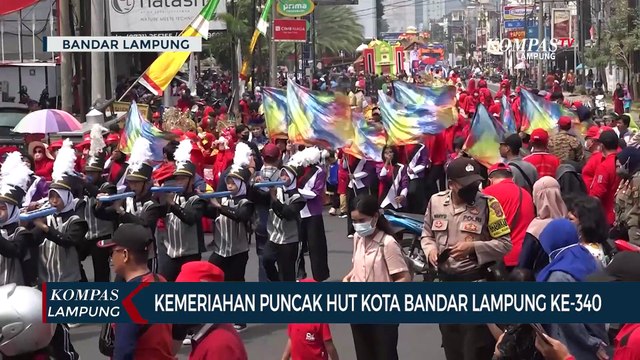 Meriah! Puncak HUT ke-340 Kota Bandar Lampung
