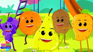 Ten Little Fruits - Nursery Rhyme for Kids and Kindergarten Videos