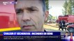 Incendies dans le Gard: le lieutenant-colonel Eric Agrinier, porte-parole du SDIS, décrit des "feux extrêmement agressifs"