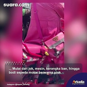 Pengendara Sepeda Motor Curi Perhatian, Warganet Tiba-tiba Ingat dengan Tokoh Ini