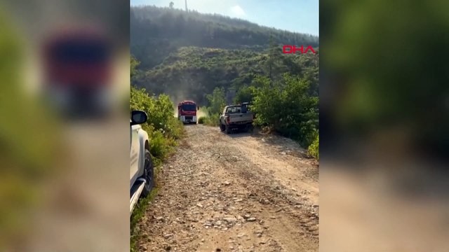 Burdur'daki orman yangını kontrol altında