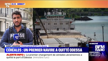 Ukraine: le premier chargement de céréales a quitté le port d'Odessa