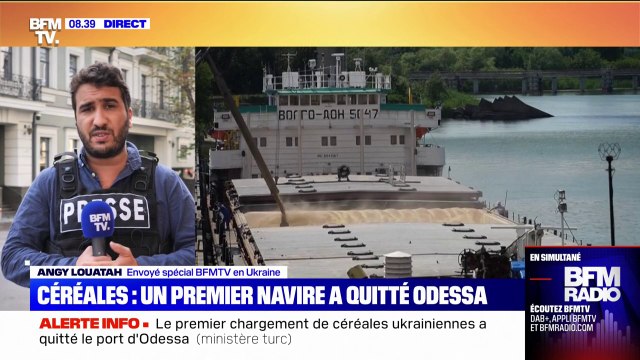 Ukraine: le premier chargement de céréales a quitté le port d'Odessa