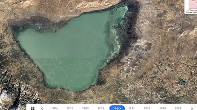 Akşehir Gölü kurudu