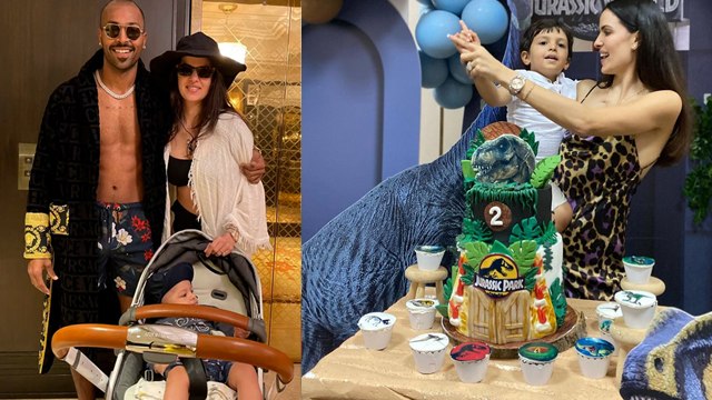 Hardik Pandya Natasha Stankovic Son 2nd Birthday Celebration Inside Video | Boldsky *Entertainment
