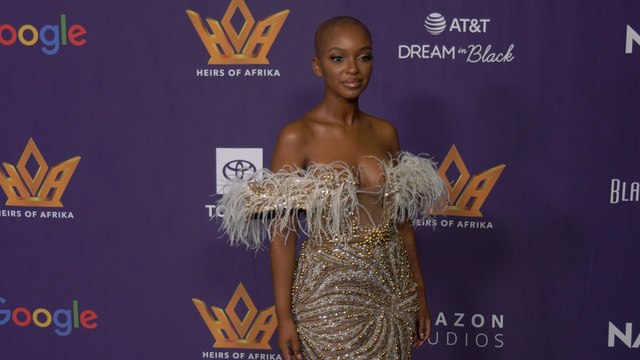 Nandi Madida Heirs Of Afrika 5th Annual International Women of Power Awards Red Carpet Fashion