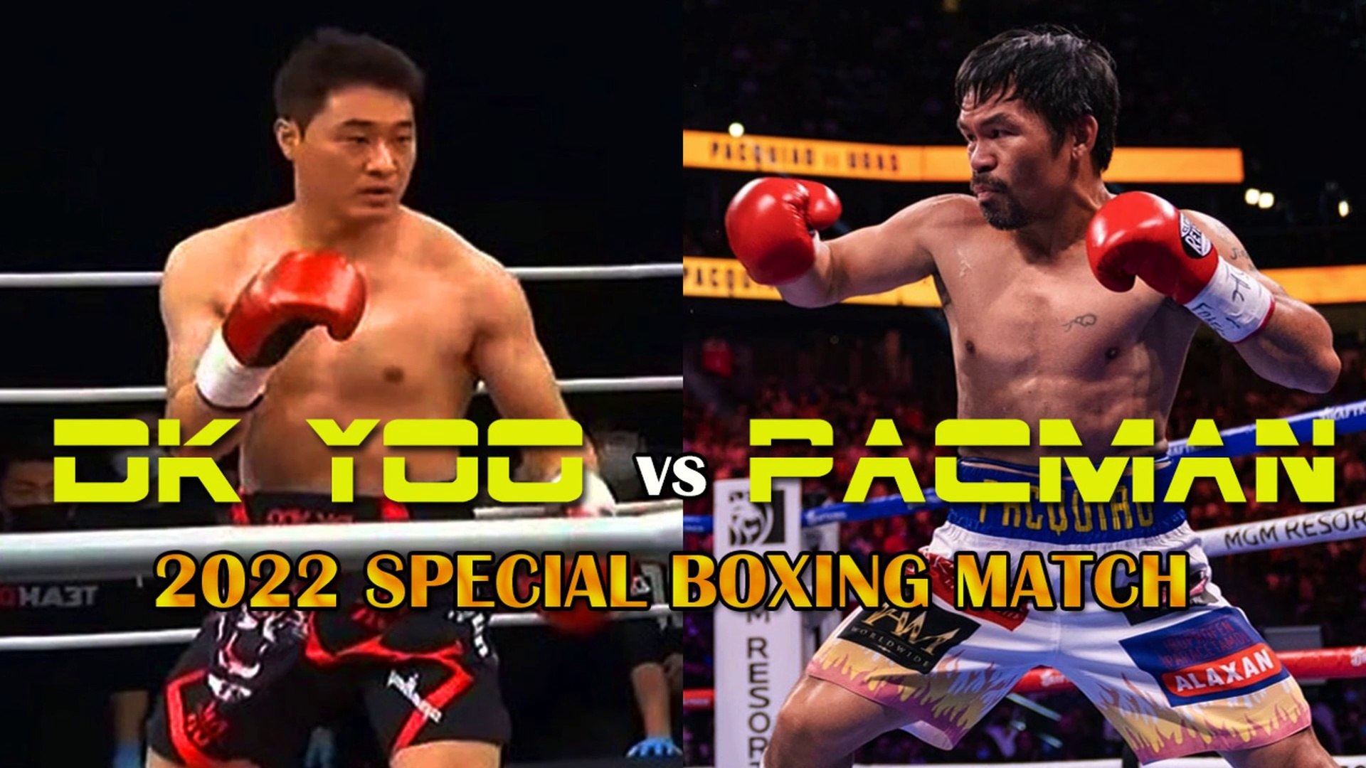 Pacman vs DK Yoo Boxing Legend Pacquiao Returns with Exhibition Bout versus Korean YouTuber DK Yoo