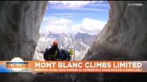 Mont Blanc warning as France heatwave causes more frequent rockfalls