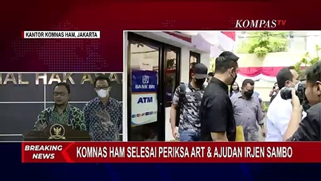 Usut Kematian Brigadir Yoshua, Komnas HAM Selesai Periksa Ajudan dan ART Irjen Ferdy Sambo
