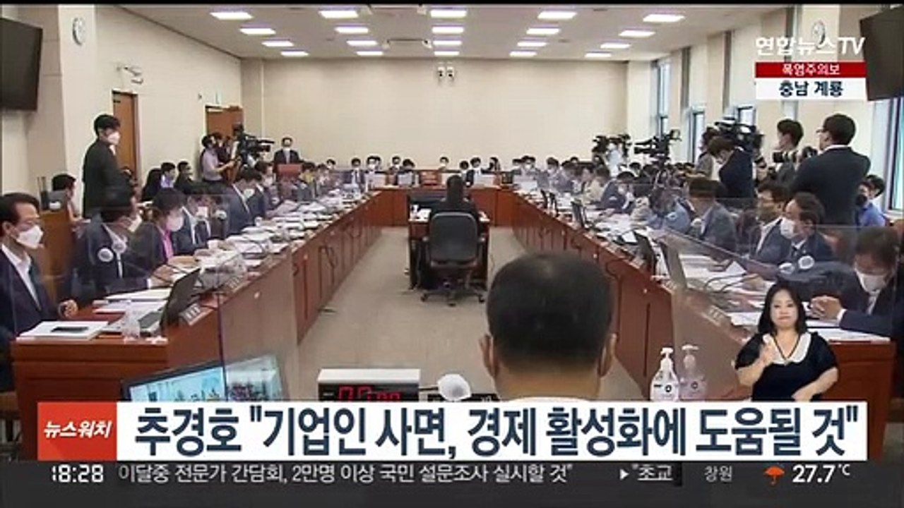 추경호 "기업인 사면, 경제 활성화에 도움될 것"